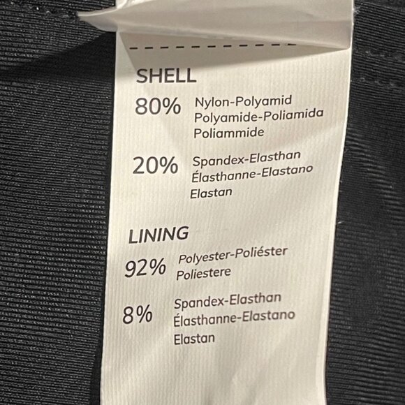 Cupshe Women’s One Piece Swimsuit Small Black V Neck Ruched High Cut Adjustable - Picture 7 of 8